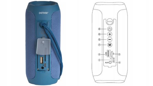 DENVER GŁOŚNIK BLUETOOTH bezprzewodowy USB MP3 SD na Arena.pl