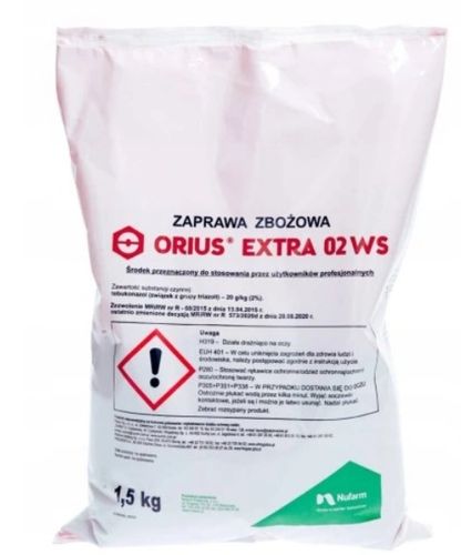 ORIUS EXTRA 02WS 1,5KG ZAPRAWA bejca na 1 TONĘ data ważności 11/2025 rok na Arena.pl