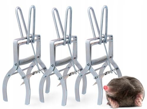 PUŁAPKA NA NORNICE I KRETY 3 SZT KRETOŁAP PROFESJONALNA SOLIDNA na Arena.pl