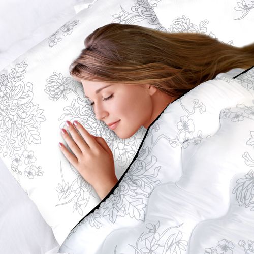 poduszka 70x80 cm antyalergiczna mikrofibra drukowana silikon na Arena.pl