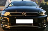 VW TOURAN 5T - Listwy CHROM Grill Zderzak Atrapa