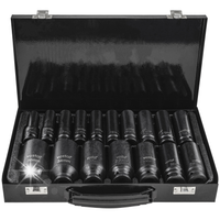 NASADKI UDAROWE NASADEK UDAROWYCH 1/2" CALA 10-36MM 6-KĄTNE 17 ELEMENTÓW