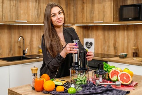 BLENDER RĘCZNY WIELOFUNKCYJNY MIKSER 1200W OSTRZE XL TRYB TURBO ZESTAW na Arena.pl