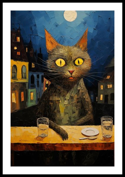 Plakat 40x60cm Nocny Obserwator zdjęcie 3