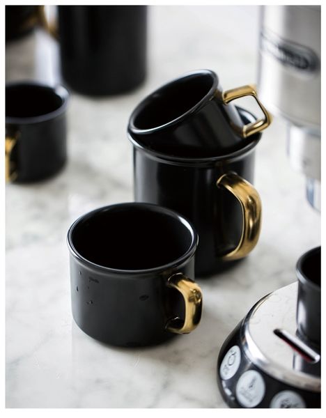 KUBEK - BLACK 75 ml - 1 szt - Home Decor zdjęcie 5