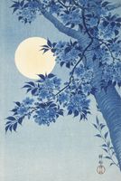 Plakat 30x45cm Blossoming Cherry, Koson Japoński Vintage do Salonu
