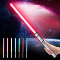 MIECZ ŚWIETLNY ŚWIECĄCY Z DŹWIĘK RGB 14 KOL METAL MIECZ PREZENTY DLA DZIECI