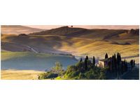 100X40CM GOSPODARSTWO TOSKANII OBRAZ DREWNO