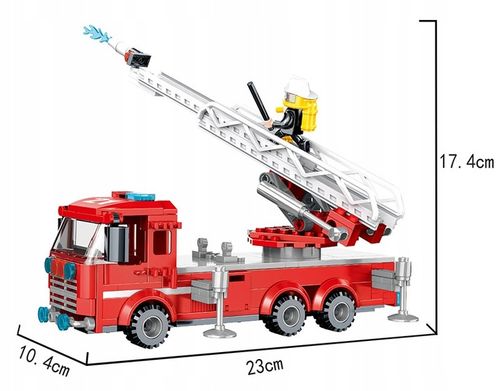 Klocki Cogo Straż Pożarna Pożar na Budowie 613 el na Arena.pl