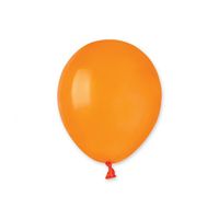 balony pastelowe pomarańczowe 5'',100szt.halloween