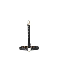 bijoux indiscrets maze shorts garter black - regulowane podwiązki