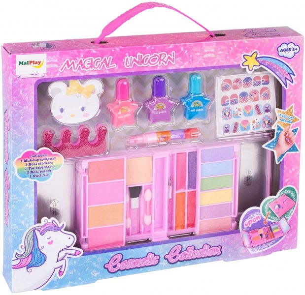 Zestaw Do Malowania Makijażu i Paznokci Dla Dziewczynek Unicorn zdjęcie 9