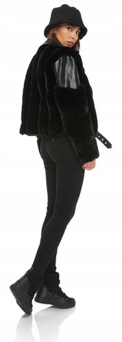 CZAPKA DAMSKA KAPELUSZ na zimę ciepła z futerkiem futro eko zamsz na Arena.pl