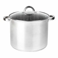 GARNEK NIERDZEWNY 15L ZE STALI NIERDZEWNEJ DUŻY INDUKCJA TRADYCYJNY 30 CM