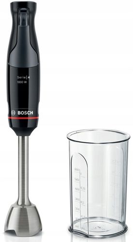 Blender ręczny Bosch MSM4B610 Mocny 1000W Stalowy Nóż QuattroBlade Pojemnik na Arena.pl
