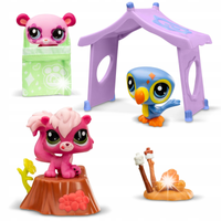 Zestaw figurek Basic Fun! Littlest Pet Shop Camping Set 3 szt.