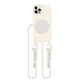 Etui Tech-Protect MagNecklace MagSafe na iPhone 12 / 12 Pro - beżowe