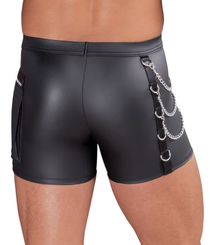 nek spodnie męskie l matowe z łańcuchami i kieszenią cargo na Arena.pl