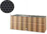 Donica tarasowa składana z technorattanu RD04