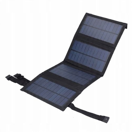 ŁADOWARKA SOLARNA DO TELEFONU 20W SKŁADANY PANEL SŁONECZNY USB IP65 na Arena.pl