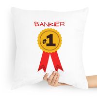 Prezent Poduszka Dla Bankiera Numer Jeden Z Nadrukiem Ze Zdjęciem