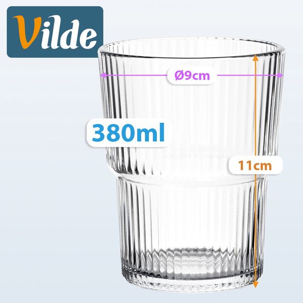 Szklanki 380 ml 6 szt. zdjęcie 4