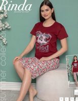 Damska piżama krótka bawełniana wygodna turecka L