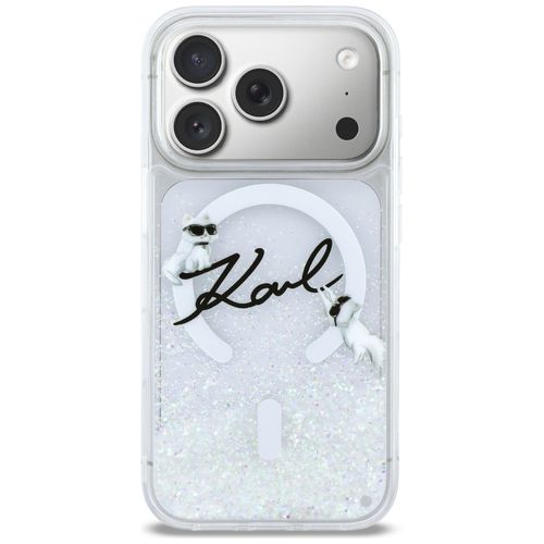 etui karl lagerfeld liquid glitter karl  script logo magsafe do na Arena.pl
