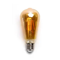 Żarówka LED Filament ST64 E27 4W 400lm ciepła do salonu energoszczędna