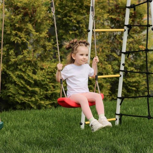 Plac Zabaw Małpka Plus | Zjeżdżalnia Drabinki Huśtawka łańcuchowa | 100 kg na Arena.pl