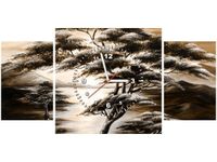 80X40CM ZEGAR ZEGAR ŚCIENNY DRZEWO SAWANNIE OBRAZ