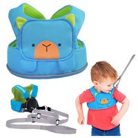 TRUNKI Szelki bezpieczeństwa do nauki chodzenia Bert niebieskie