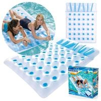 Materac Dmuchany Do Pływania Do Wody Podwójny Dmuchany Plażowy 193 cm 2 os.