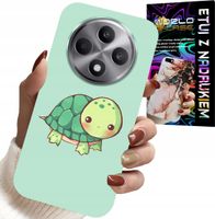 ETUI DO OPPO RENO12 F / 12FS 5G - SŁODKIE ŻÓŁWKI WZORY DLA DZIECI + SZKŁO