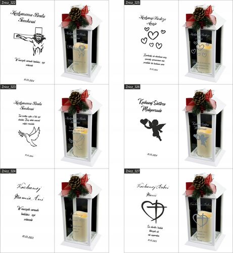 ZNICZ z grawerem dla TATY lampion Kochanemu Tacie na Arena.pl