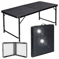 STOLIK TURYSTYCZNY SKŁADANY W WALIZKĘ KEMPINGOWY ALUMINIOWY STÓŁ 120X60