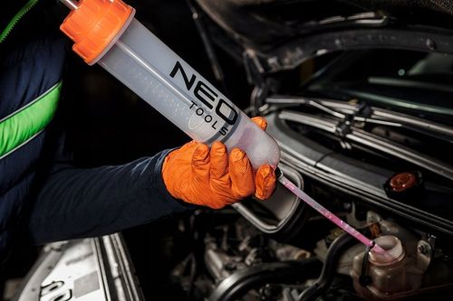 NEO STRZYKAWKA ODSYSARKA OLEJU PŁYN HAMULCOWY PALIWO 500ML WYSYSARKA RĘCZNA na Arena.pl