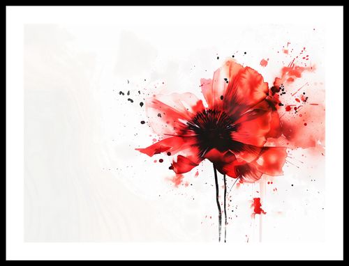 Plakat 55x40cm Płynna Akwarela na Arena.pl