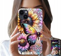 ETUI DO IPHONE 13 - SŁONECZNIK Z MOTYLKIEM, OBUDOWA + FOLIA