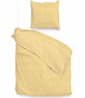 Poszewka na kołdrę Zohome Lino - Aspen Yellow - 140x200/220 cm
