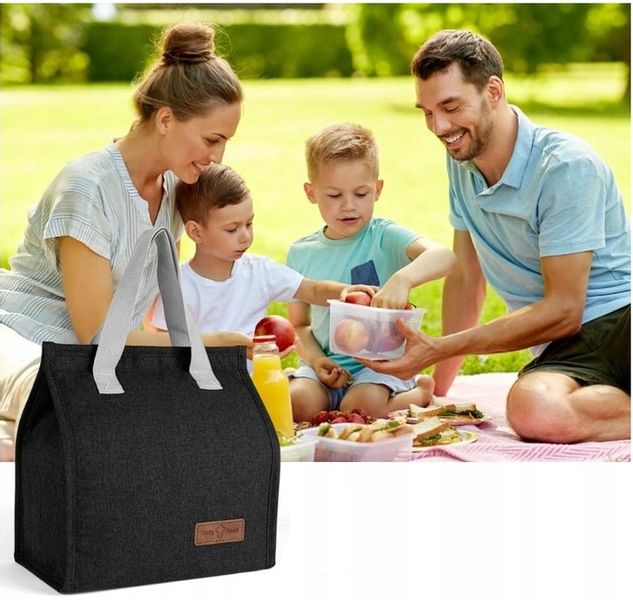 TORBA TERMICZNA NA JEDZENIE IZOLACYJNA ŚNIADANIOWA OBIAD PIKNIKOWA zdjęcie 5