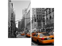 60X60CM MANHATTAN TAXI DWU OBRAZ ŚCIAN