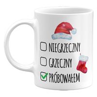 KUBEK NIEGRZECZNY, GRZECZNY, PRÓBOWAŁEM, ŚMIESZNY KUBEK, 330ML