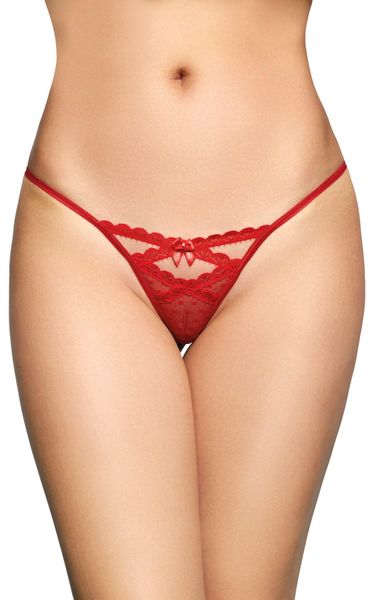 G-String 2494 - Red S/M zdjęcie 1