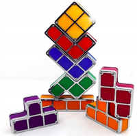 TETRIS LAMPKA NOCNA LED DLA DZIECI RETRO SKŁADANA BLOKI PREZENT KOLORY