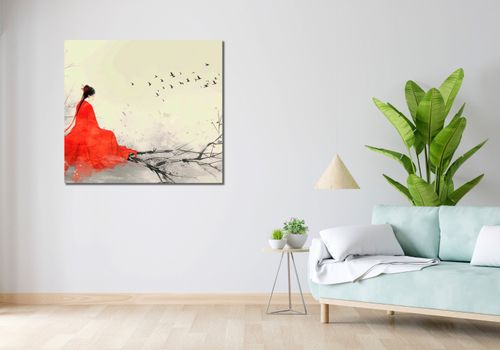 Obraz 100x90cm Diva Na Gałęzi na Arena.pl