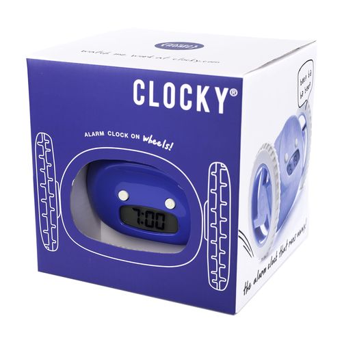 Uciekający Budzik Clocky Navy / Granatowy na Arena.pl