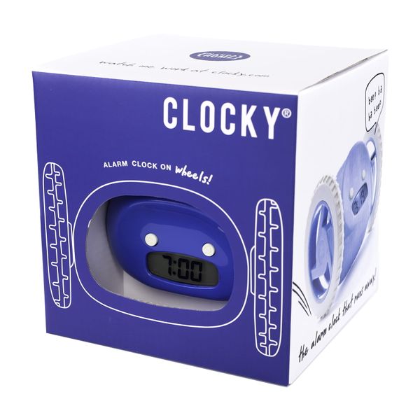 Uciekający Budzik Clocky Navy / Granatowy zdjęcie 6