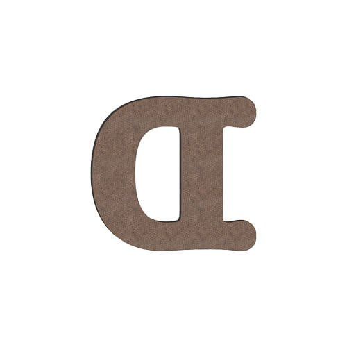 Litera dekoracyjna z MDF-u do sublimacji 10 cm D zdjęcie 2