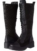 Kozaki Damskie Xti na Platformie Tkanina Czarne r. 37